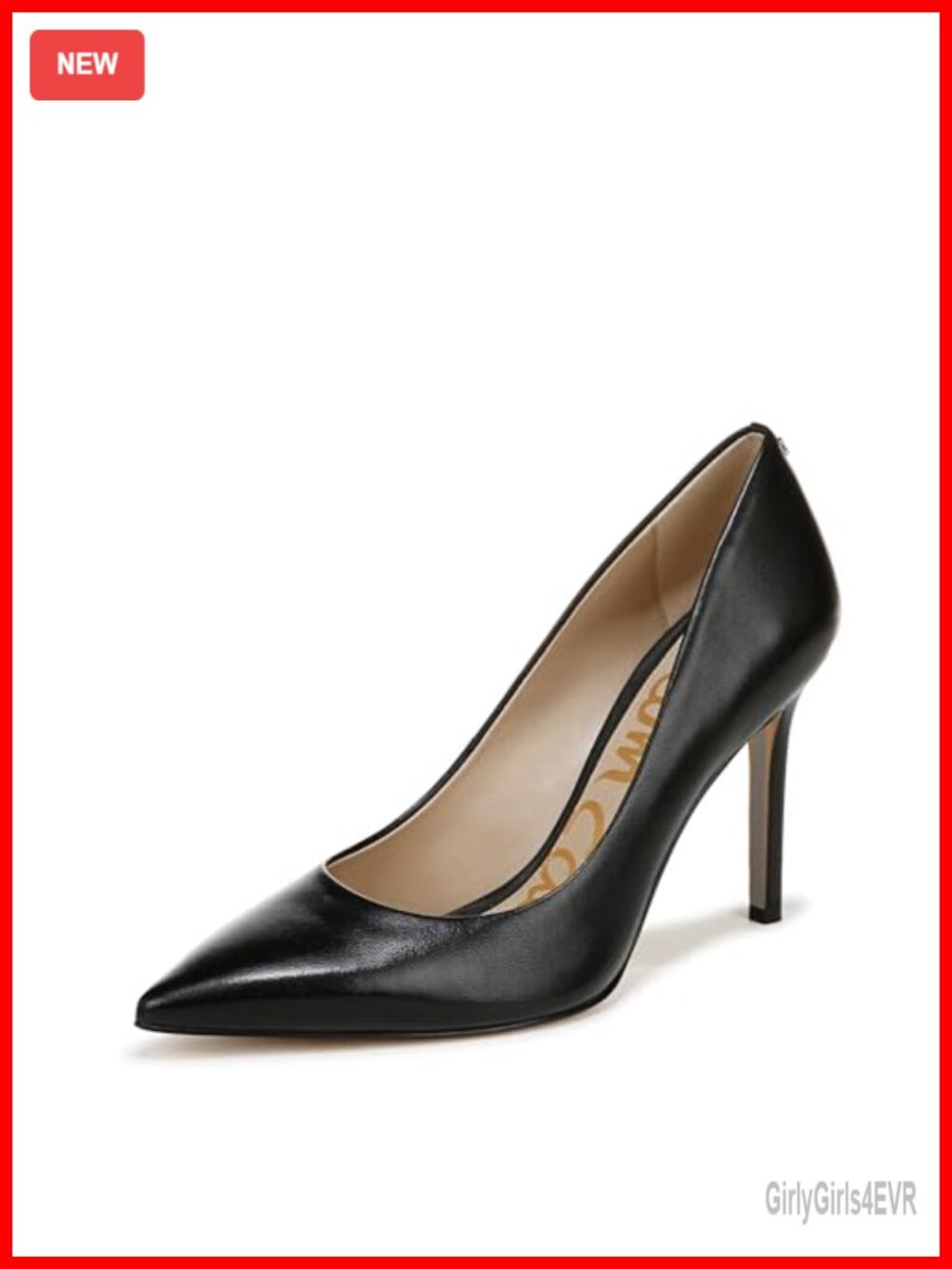 Sam Edelman Hazel Pointed Toe Stiletto Dress Pumps 3.75 Inch Heel
